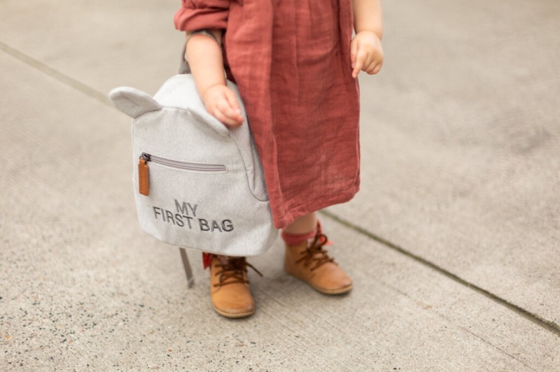 Plecak dziecięcy My First bag Kanwas Szary Childhome