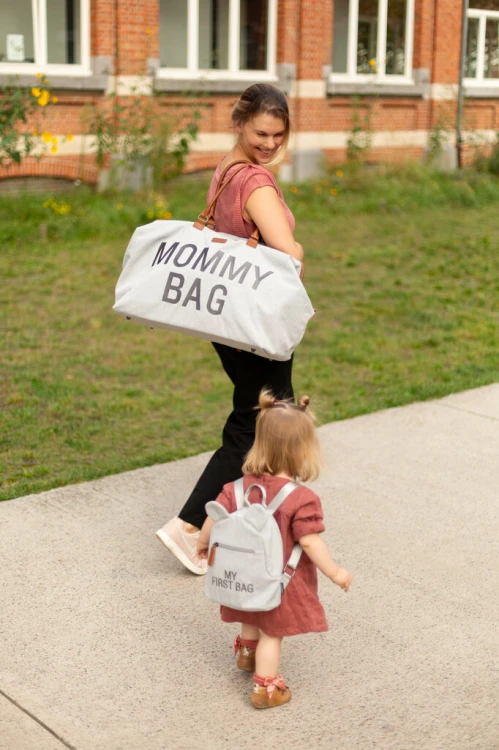 Plecak dziecięcy My First bag Kanwas Szary Childhome