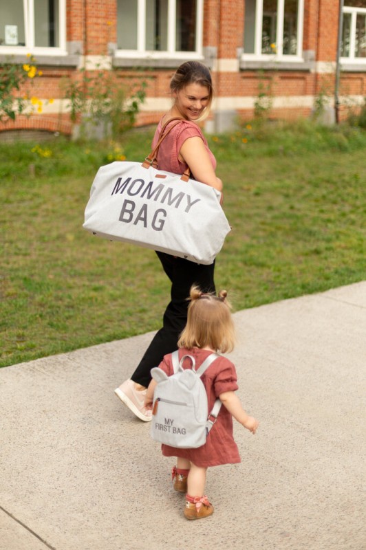 Plecak dziecięcy My First bag Kanwas Szary Childhome