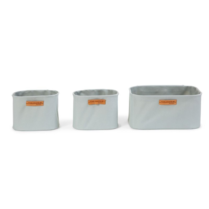 Podwieszane pojemniki uniwersalne - zestaw 3 szt. Light grey Childhome