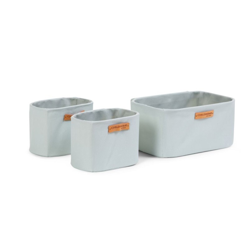 Podwieszane pojemniki uniwersalne - zestaw 3 szt. Light grey Childhome