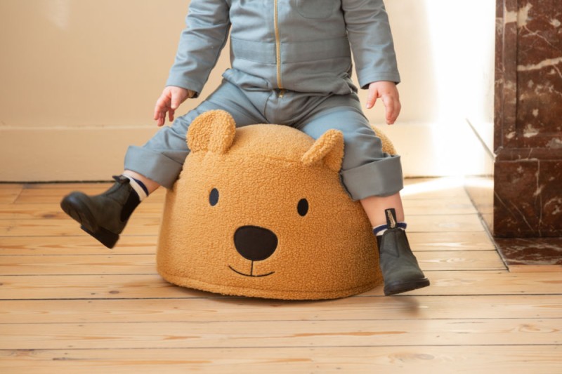 Pluszowa pufa Teddy 40 cm Childhome