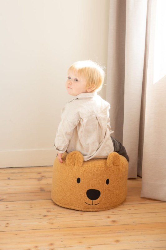 Pluszowa pufa Teddy 40 cm Childhome