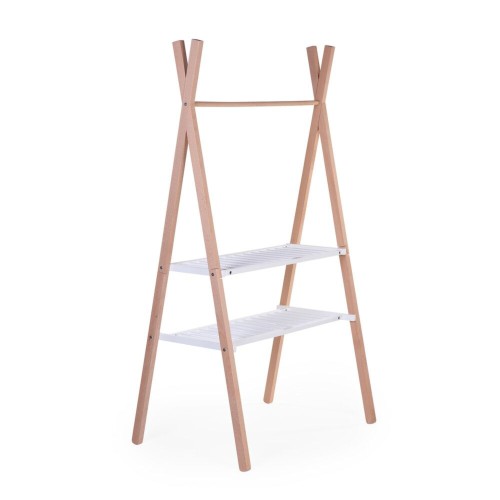 Łóżeczko Tipi 50x90 cm + Wieszak na ubrania Childhome