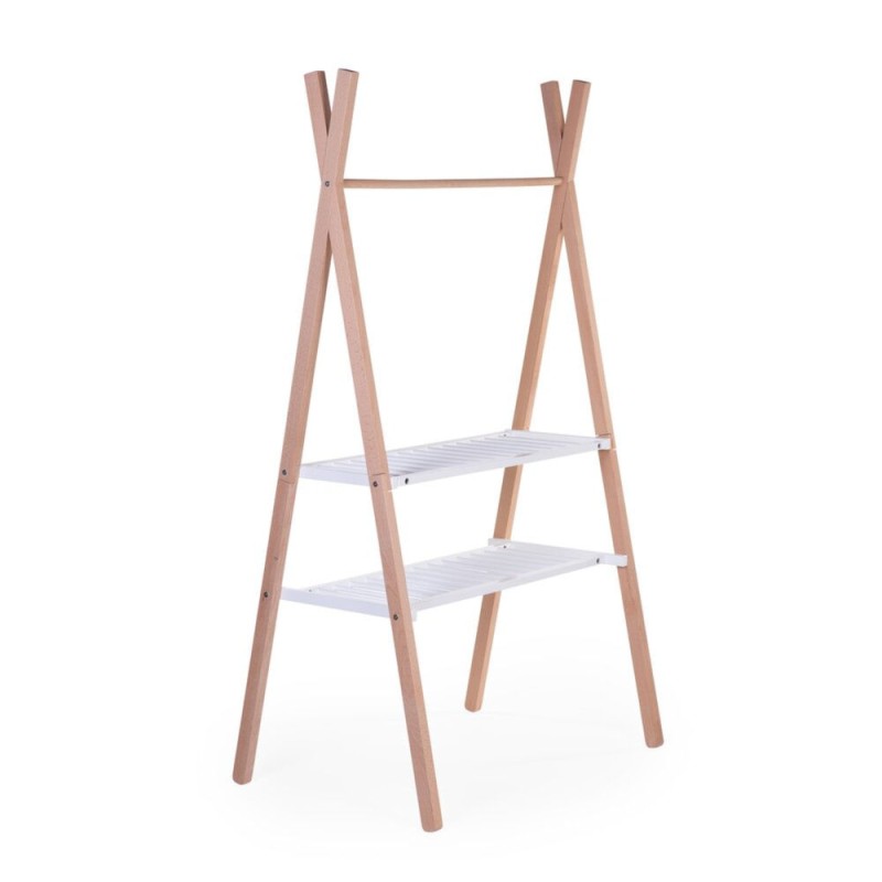 Łóżeczko Tipi 50x90 cm + Wieszak na ubrania Childhome