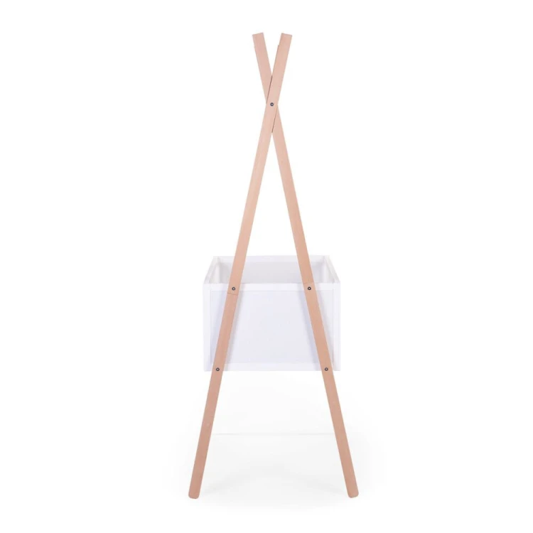 Łóżeczko Tipi 50x90 cm + Wieszak na ubrania Childhome