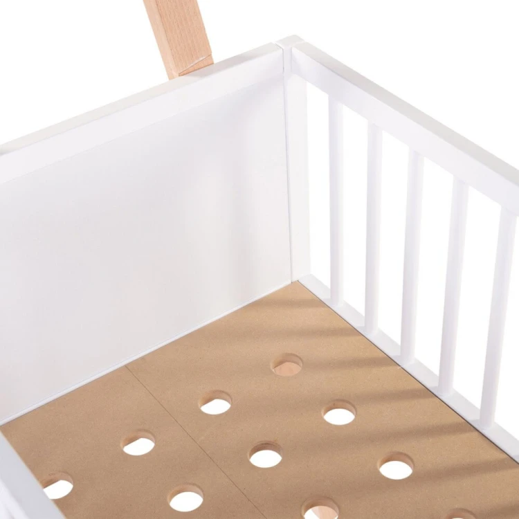 Łóżeczko Tipi 50x90 cm + Wieszak na ubrania Childhome