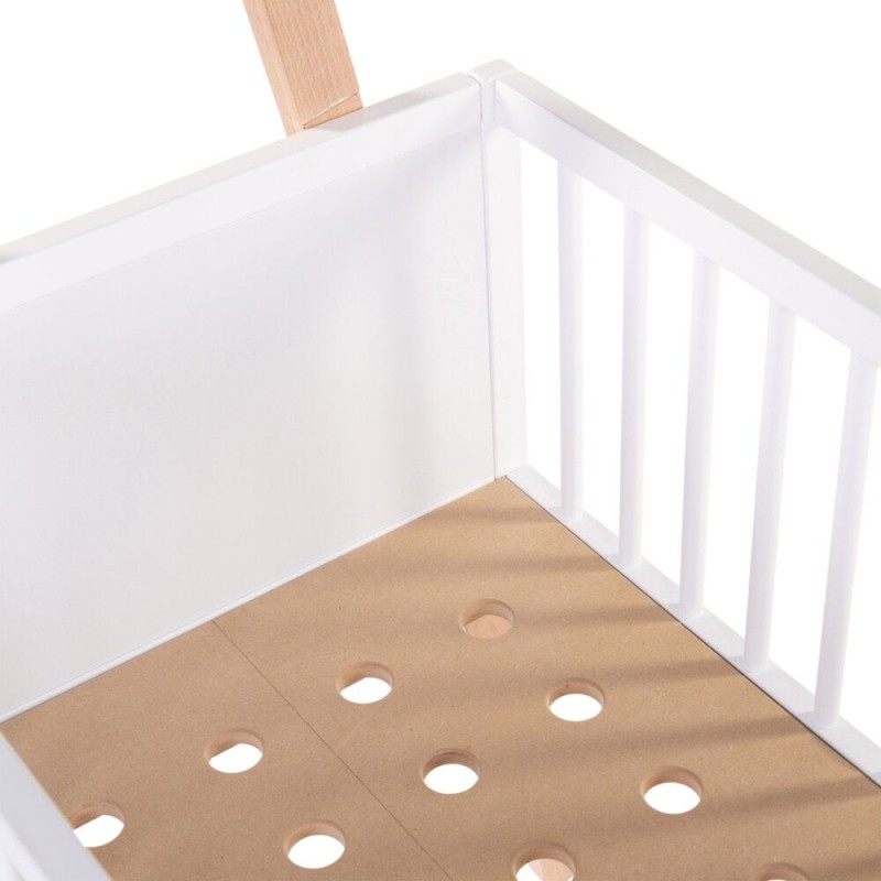 Łóżeczko Tipi 50x90 cm + Wieszak na ubrania Childhome