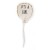Balon dekoracyjny kanwas 35 x 26 x 8 cm Girl Childhome
