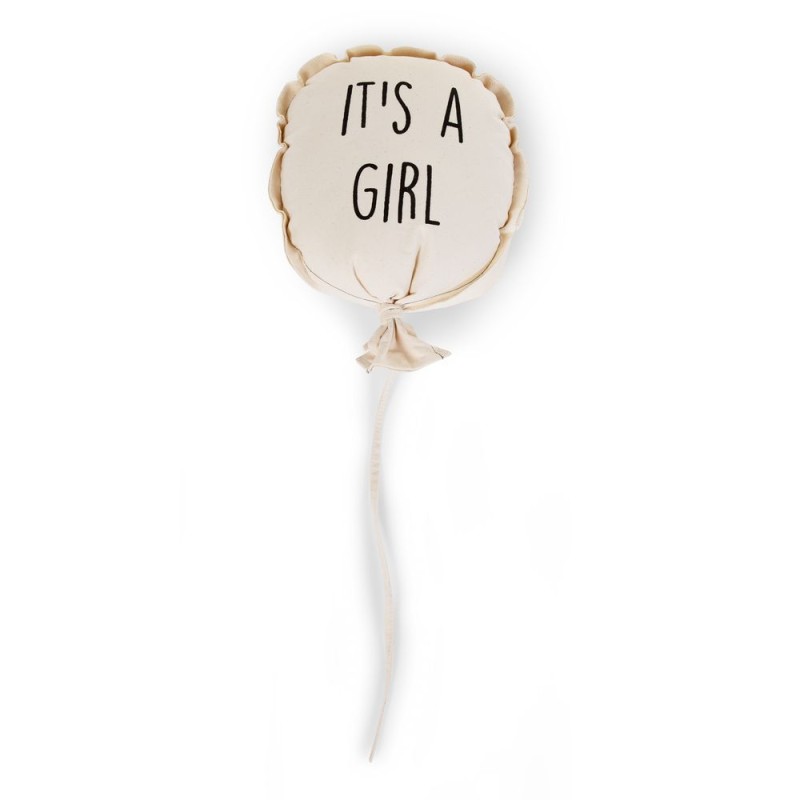 Balon dekoracyjny kanwas 35 x 26 x 8 cm Girl Childhome