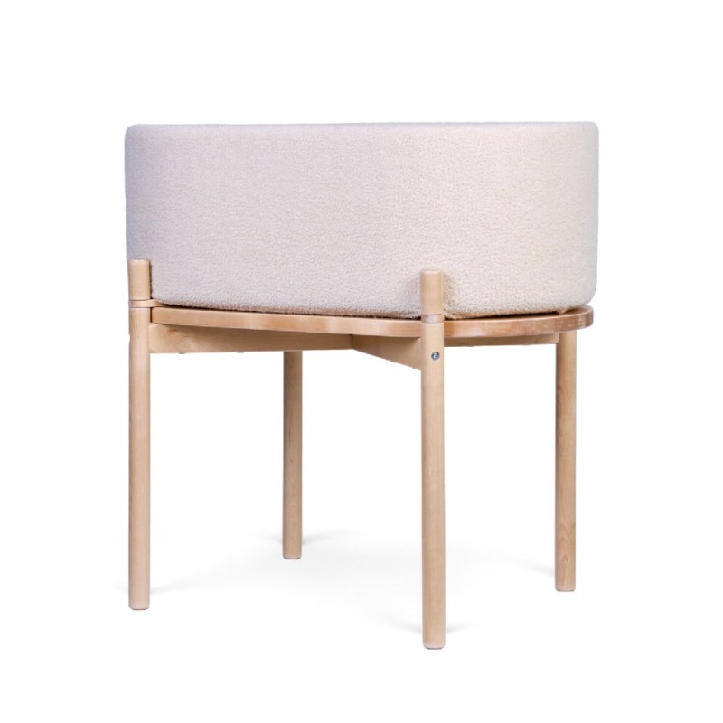 Łóżeczko Teddy Off white 79x45x82 cm Childhome