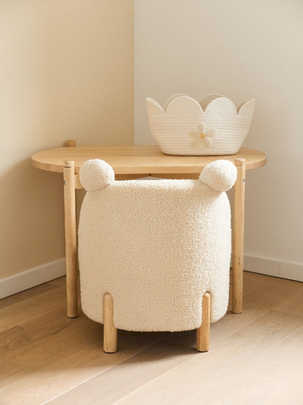 Łóżeczko Teddy Off white 79x45x82 cm Childhome