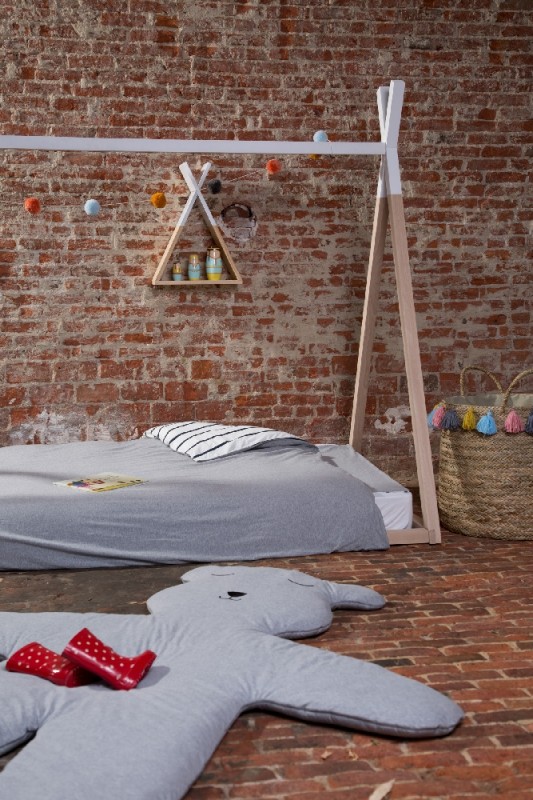 Rama do łóżka Tipi 90 x 200 cm Childhome