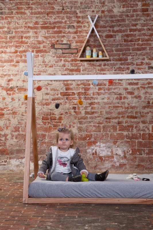 Rama do łóżka Tipi 70 x 140 cm Childhome