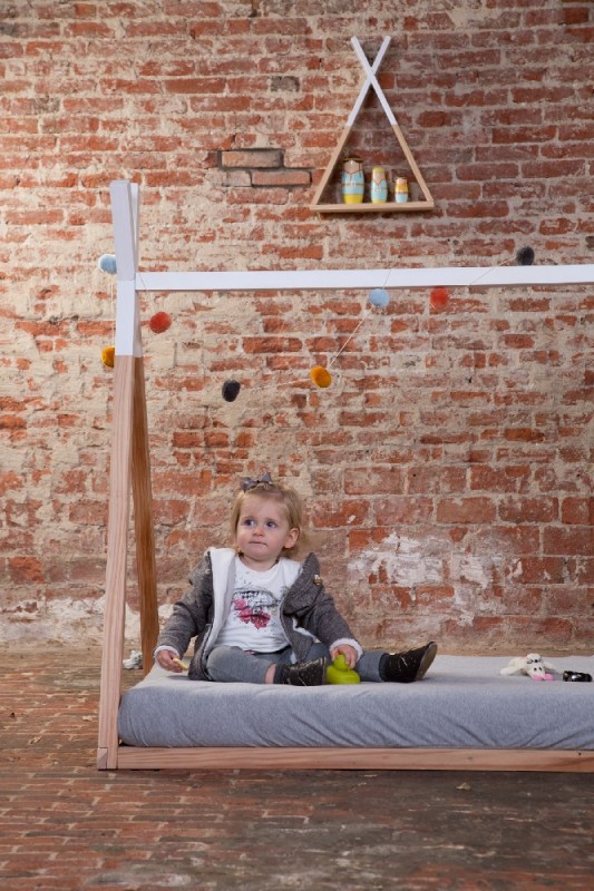 Rama do łóżka Tipi 70 x 140 cm Childhome