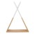 Półka drewniana Tipi Natural White Childhome