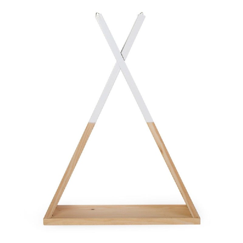 Półka drewniana Tipi Natural White Childhome