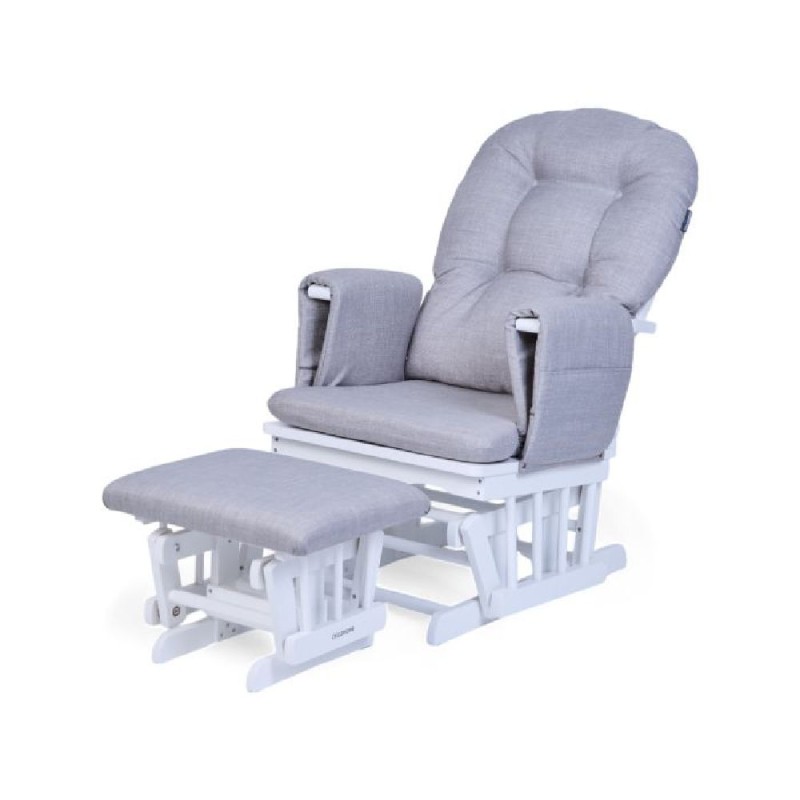 Fotel pływający z podnóżkiem White/Grey Childhome