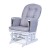 Fotel pływający z podnóżkiem White/Grey Childhome