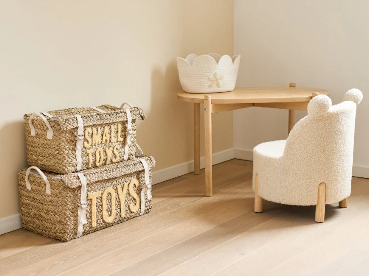 Fotel dziecięcy Teddy bear Off white Childhome