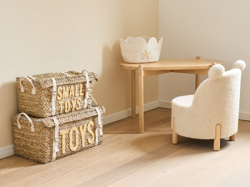 Fotel dziecięcy Teddy bear Off white Childhome