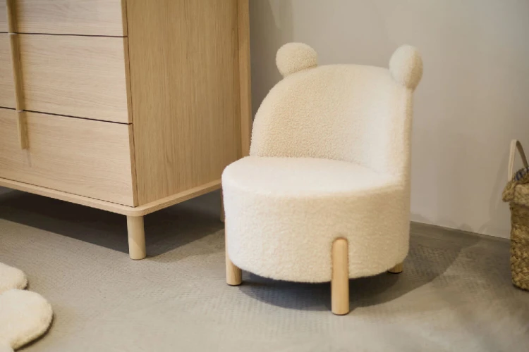Fotel dziecięcy Teddy bear Off white Childhome