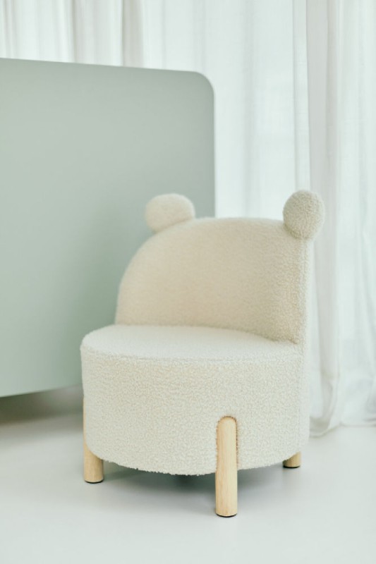 Fotel dziecięcy Teddy bear Off white Childhome