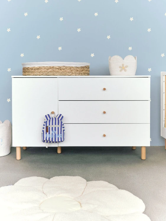 Pojemnik 30x20x15 z bawełnianej liny Flower Childhome