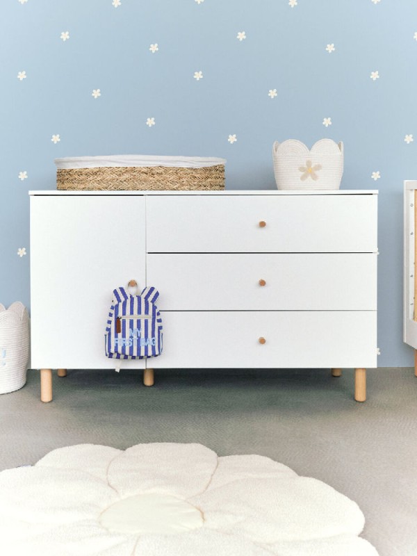 Pojemnik 30x20x15 z bawełnianej liny Flower Childhome