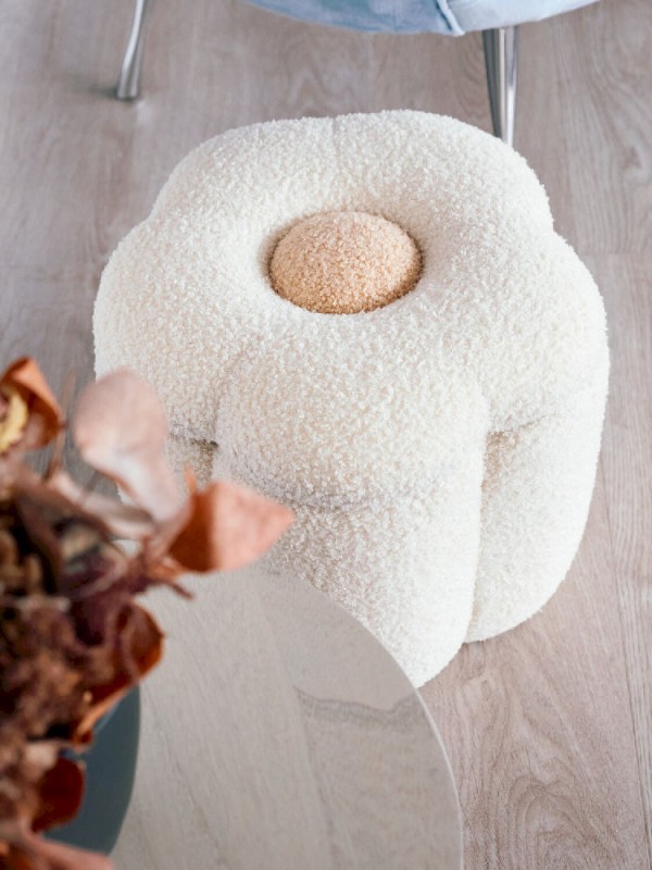 Pufa z pojemnikiem na zabawki Flower Childhome