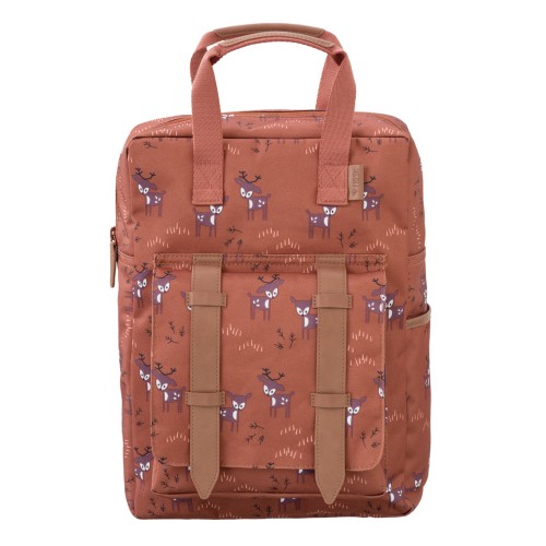 Duży plecak Jelonek Amber brown Fresk