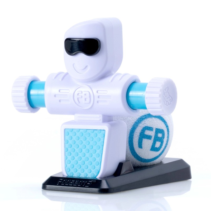 Piłkarzyki Foosbots Biały Zestaw dla Jednego Gracza Fat Brain Toys