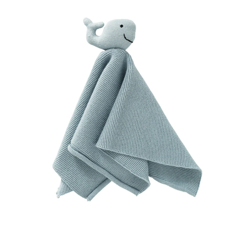 Przytulanka Doudou Wieloryb Blue fog Fresk