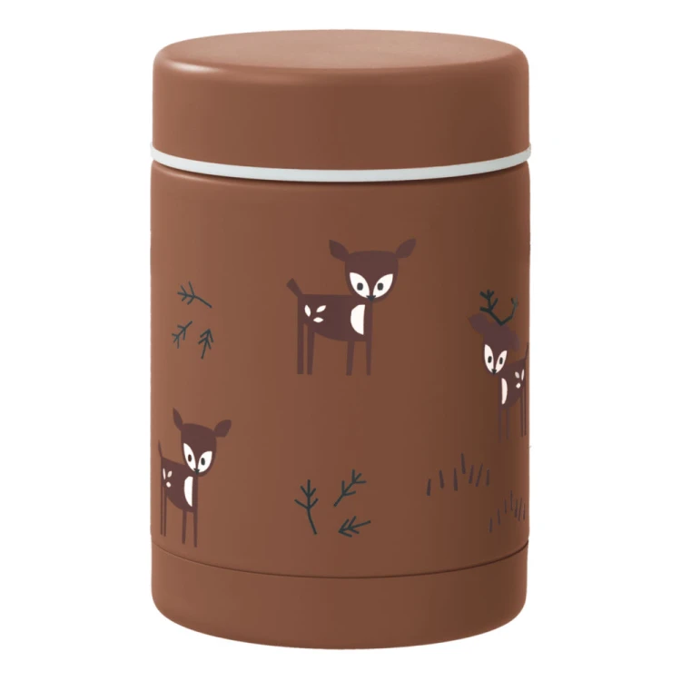 Termos na jedzenie 300 ml Jelonek Amber brown Fresk