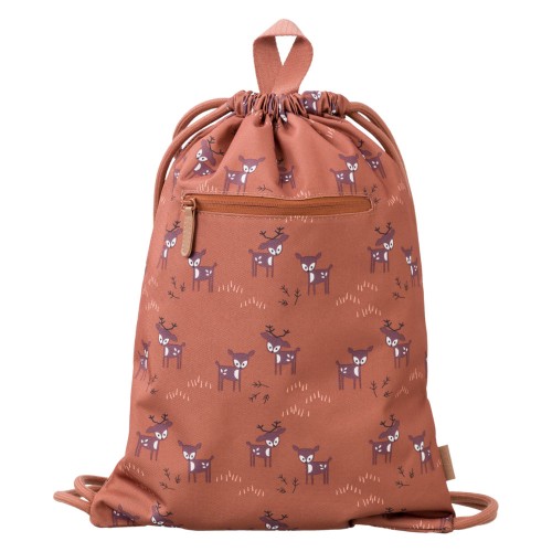 Plecak worek Jelonek Amber brown Fresk