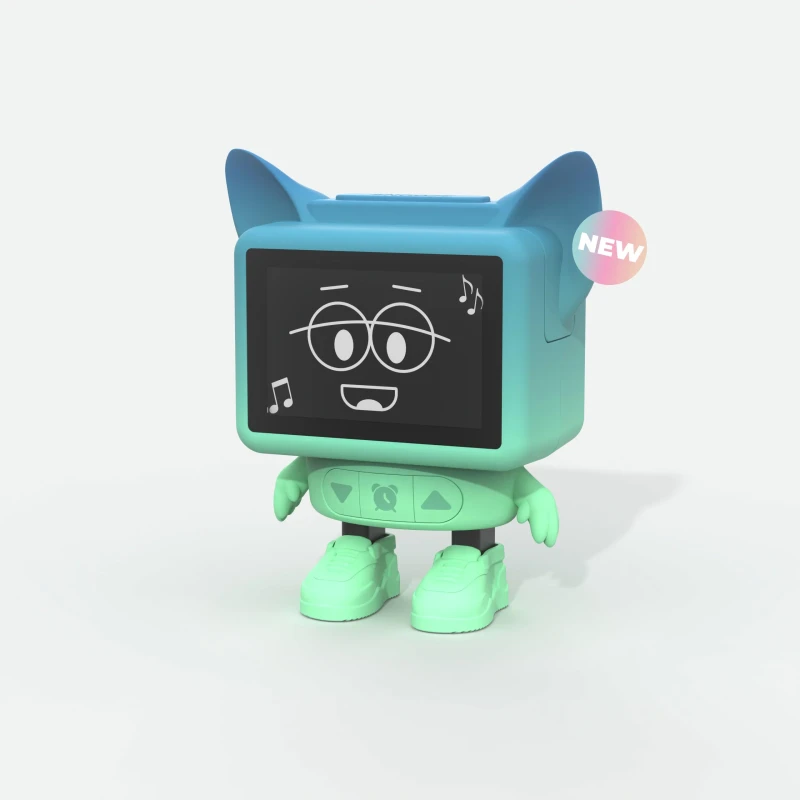 Tańczący budzik niebieski MOB