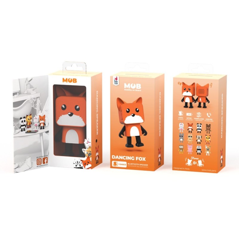 Tańczący głośnik Bluetooth Dancing Animal Lis Mobility On Board MOB