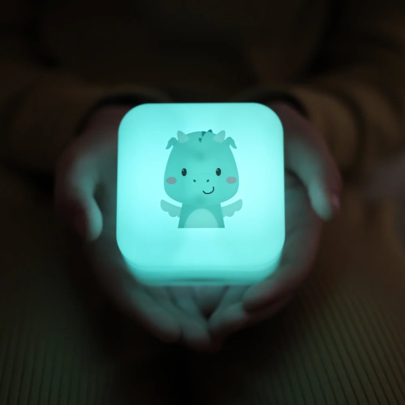 Przenośna lampka nocna Cube B™ świecąca kostka Smok Drake Cloud B