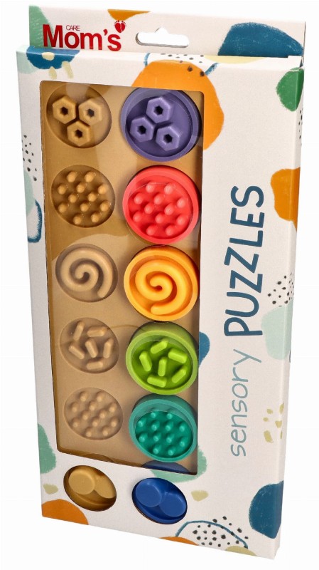 Puzzle sensoryczne kółeczka XL Mom's Care