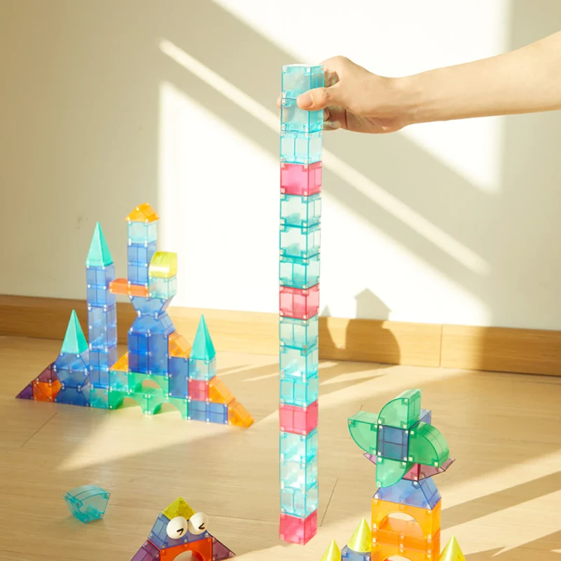 Klocki magnetyczne 3D 46 elementów mideer