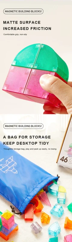 Klocki magnetyczne 3D 20 elementów mideer