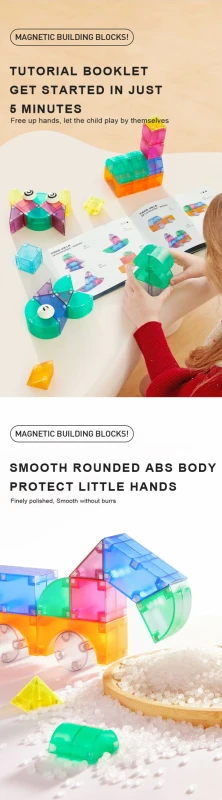 Klocki magnetyczne 3D 20 elementów mideer