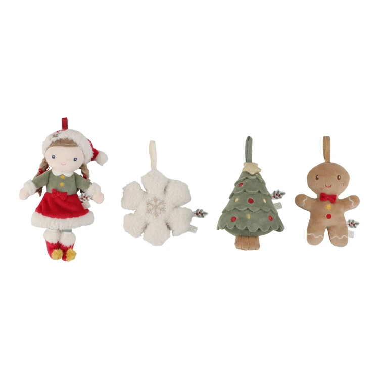 Zawieszki choinkowe Rosa X-MAS Little Dutch