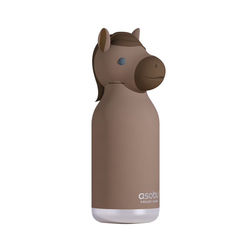 Butelka termiczna ze słomką Bestie Koń 460 ml Asobu