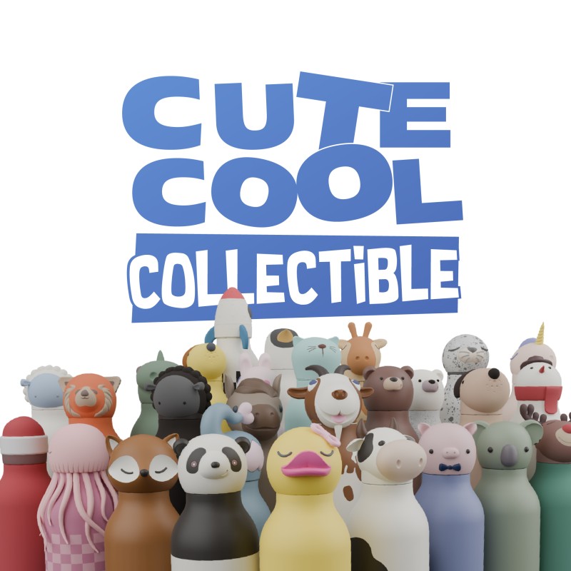 Butelka termiczna ze słomką Bestie Rakieta 460 ml Asobu