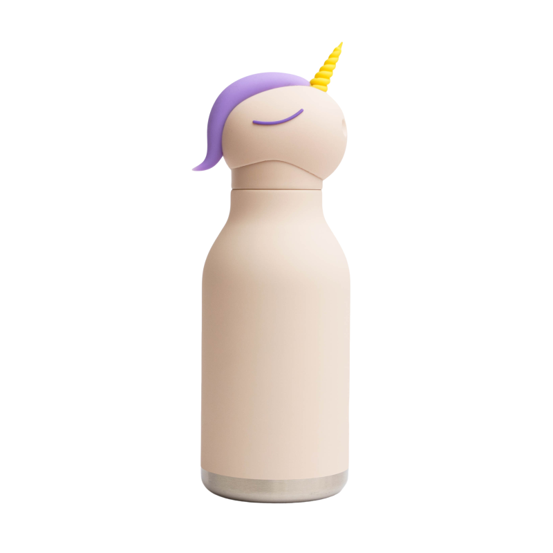 Butelka termiczna ze słomką Bestie Jednorożec 460 ml Asobu