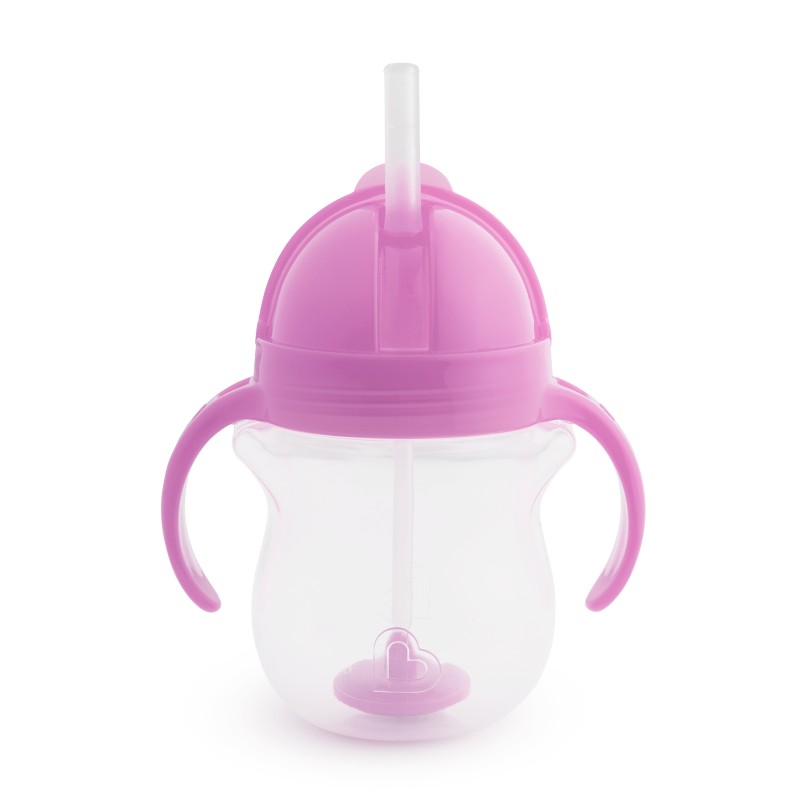 Kubek niekapek ze słomką 207 ml fioletowy Munchkin