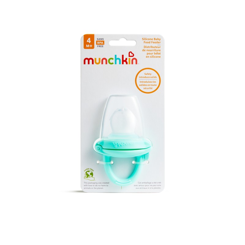 Gryzak silikonowy do podawania pokarmu zielony Munchkin