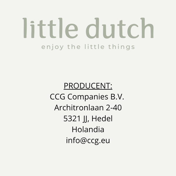 Drewniane, grube kredki Rosa & Friends Little Dutch