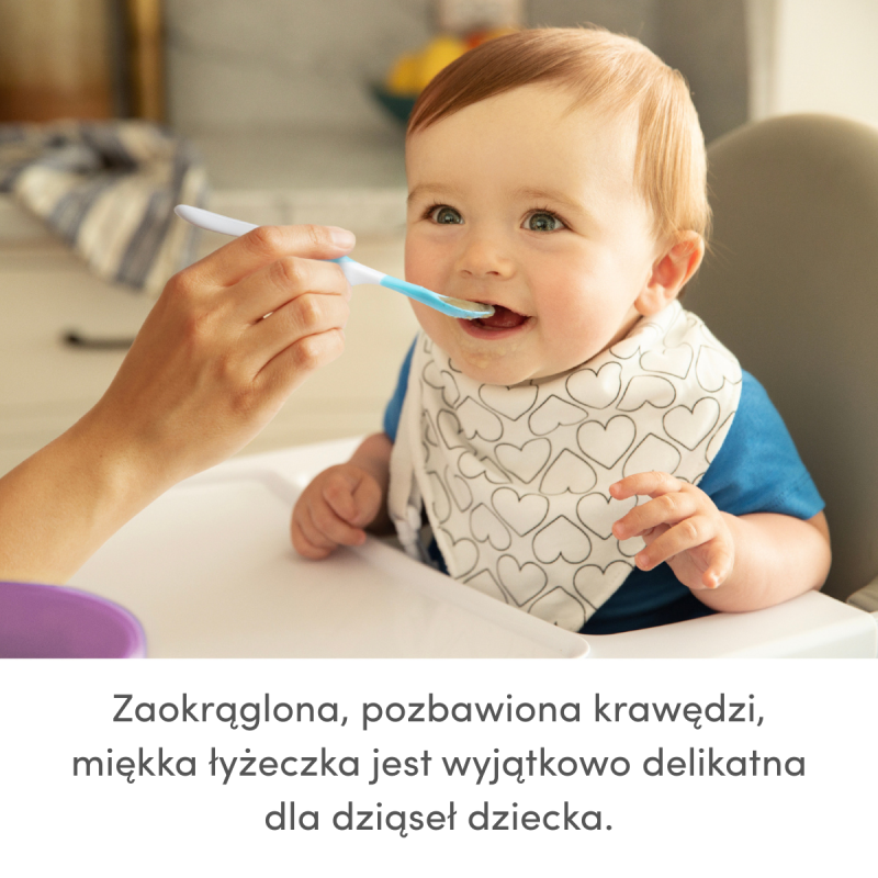 Zestaw 6 sztuk łyżeczek do karmienia z miękką końcówką Munchkin